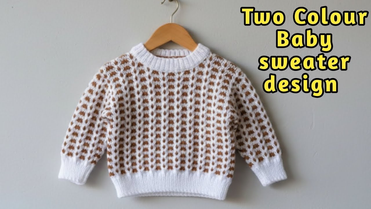 Super Easy Honeycomb Knitting Pattern in Two Colors