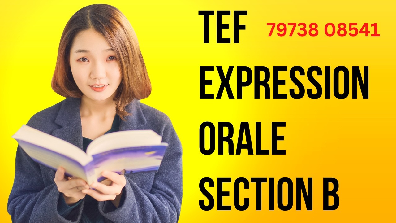 TEF SECTION B EXPRESSIONS  SPEAKING