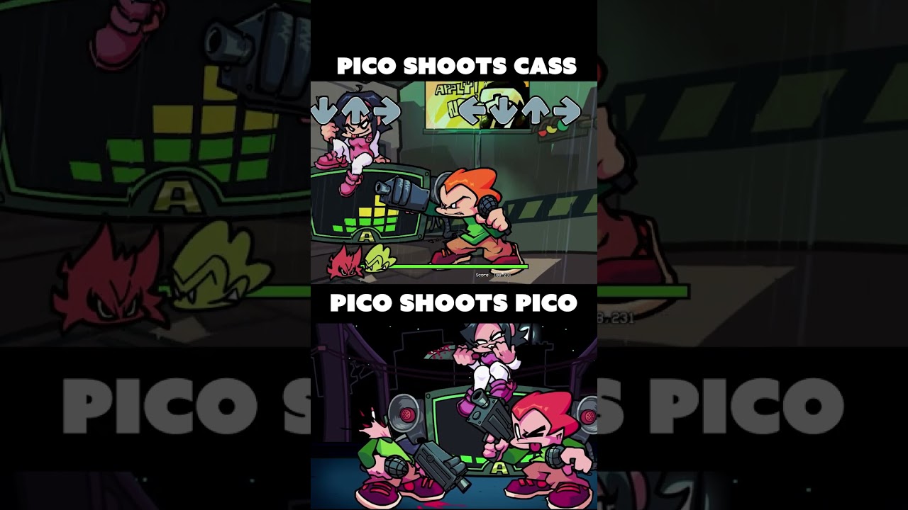 Pico Shoots Cass VS Pico Shoots Pico 😭 [FNF]