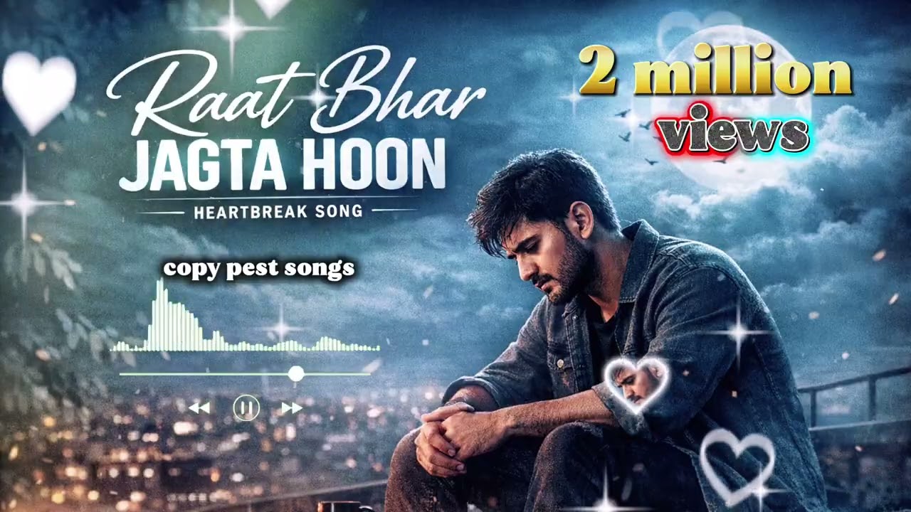 RAAT BHAR JAGTA HU TERI YAAD ME (SUNO AI SONGS) #sadsong #lofi #song 