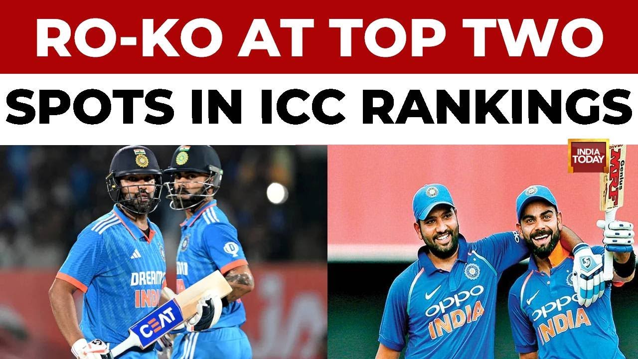 Rohit Sharma Retains At The Top Spot, Virat Kohli Climbs To No. 2 in ICC Rankings | India Today News