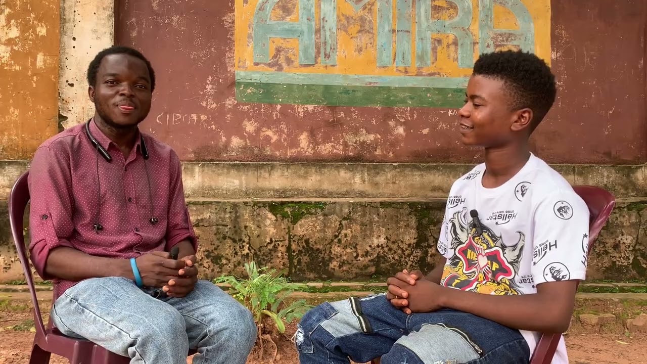 Nous avons accueilli aujourd’hui un artiste il est habitant et enfant dans la province de lomami.