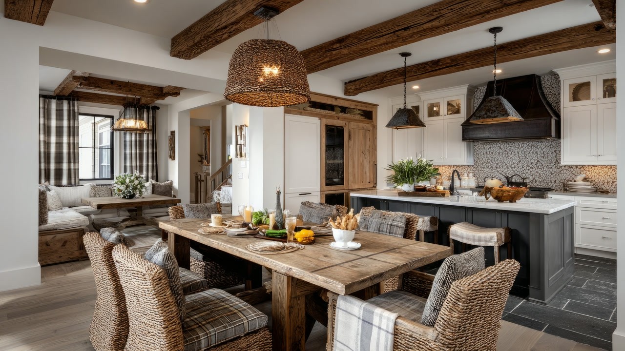 Cottagecore Cozy Home: Color of The Year 2026 Cloud Dancer Vintage Farmhouse