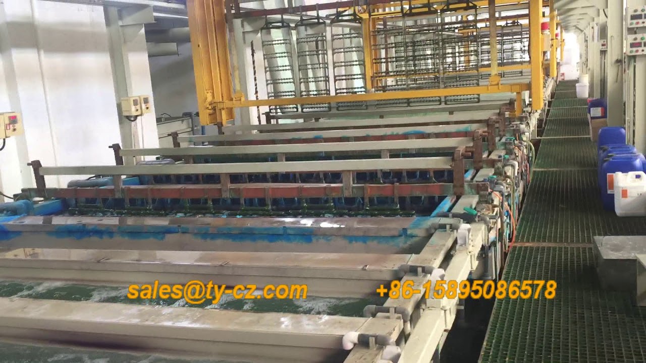 Full auto chrome nickel copper plating machine