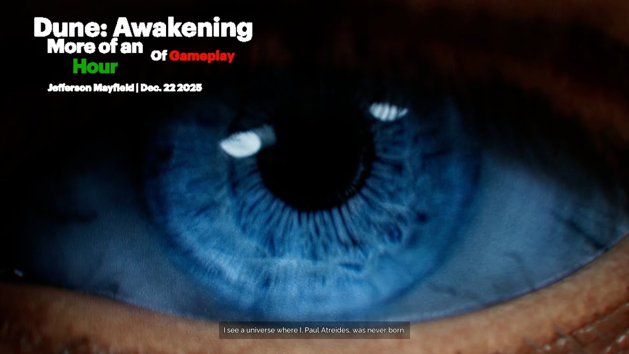Dune: Awakening More of an Hour of Gameplay