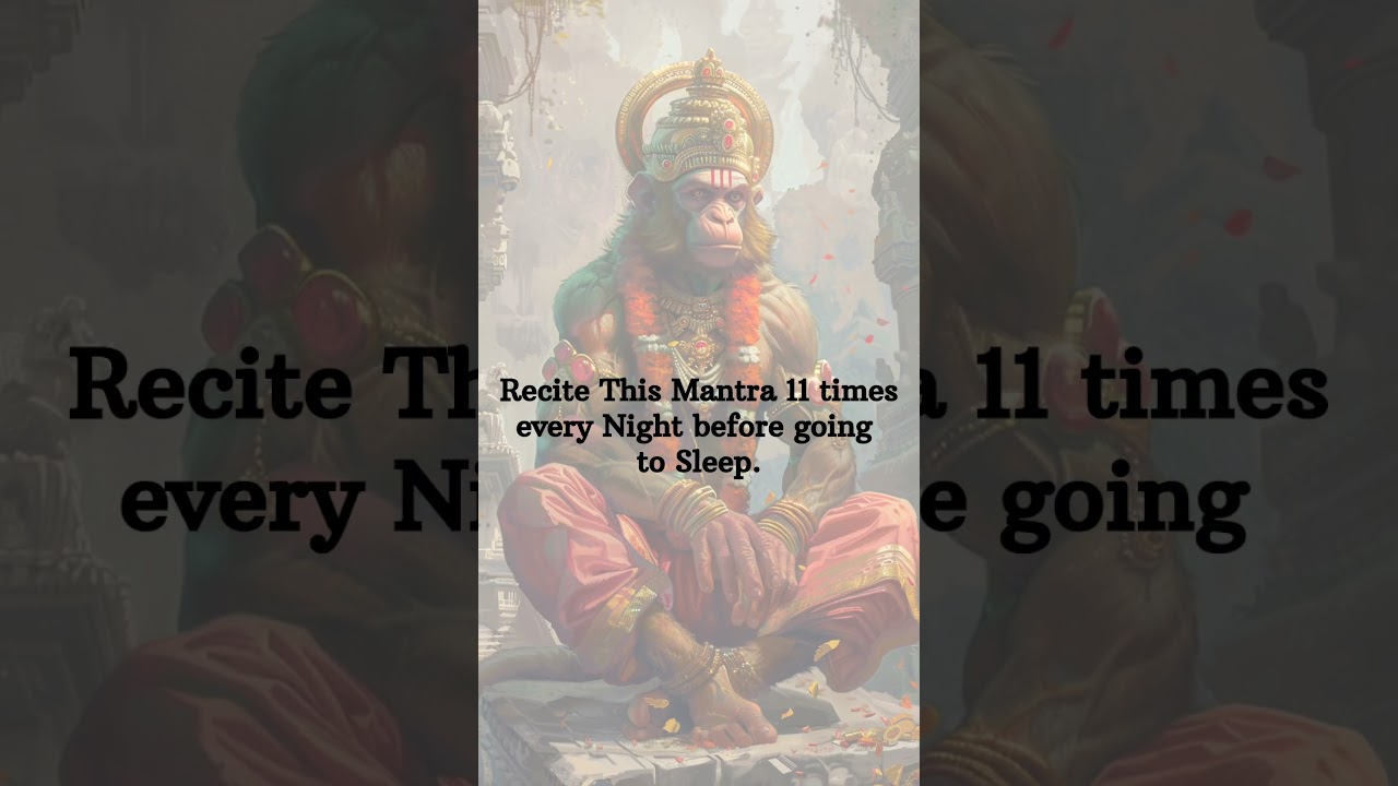 Most Powerful Mantra to Manifest Good Luck | #hanuman #luck #manifest #goodluckmantra
