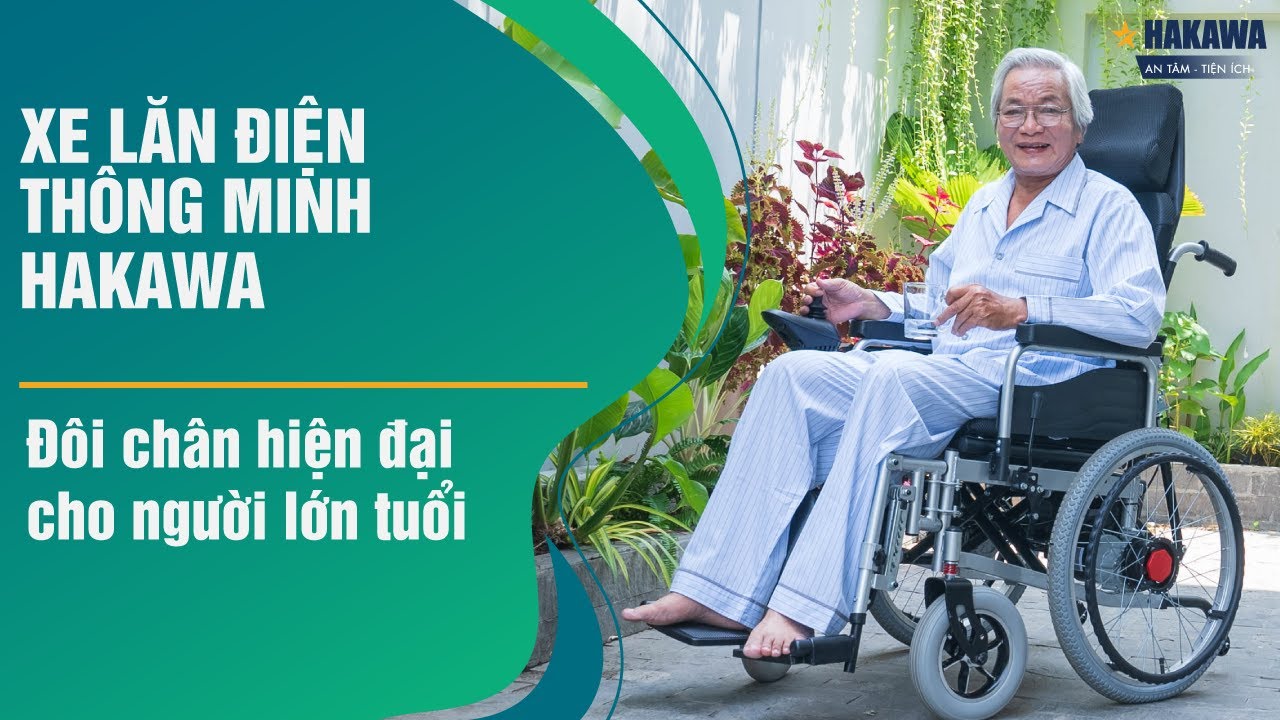 Xe lăn điện thông minh Hakawa - Đôi chân hiện đại cho người lớn tuổi