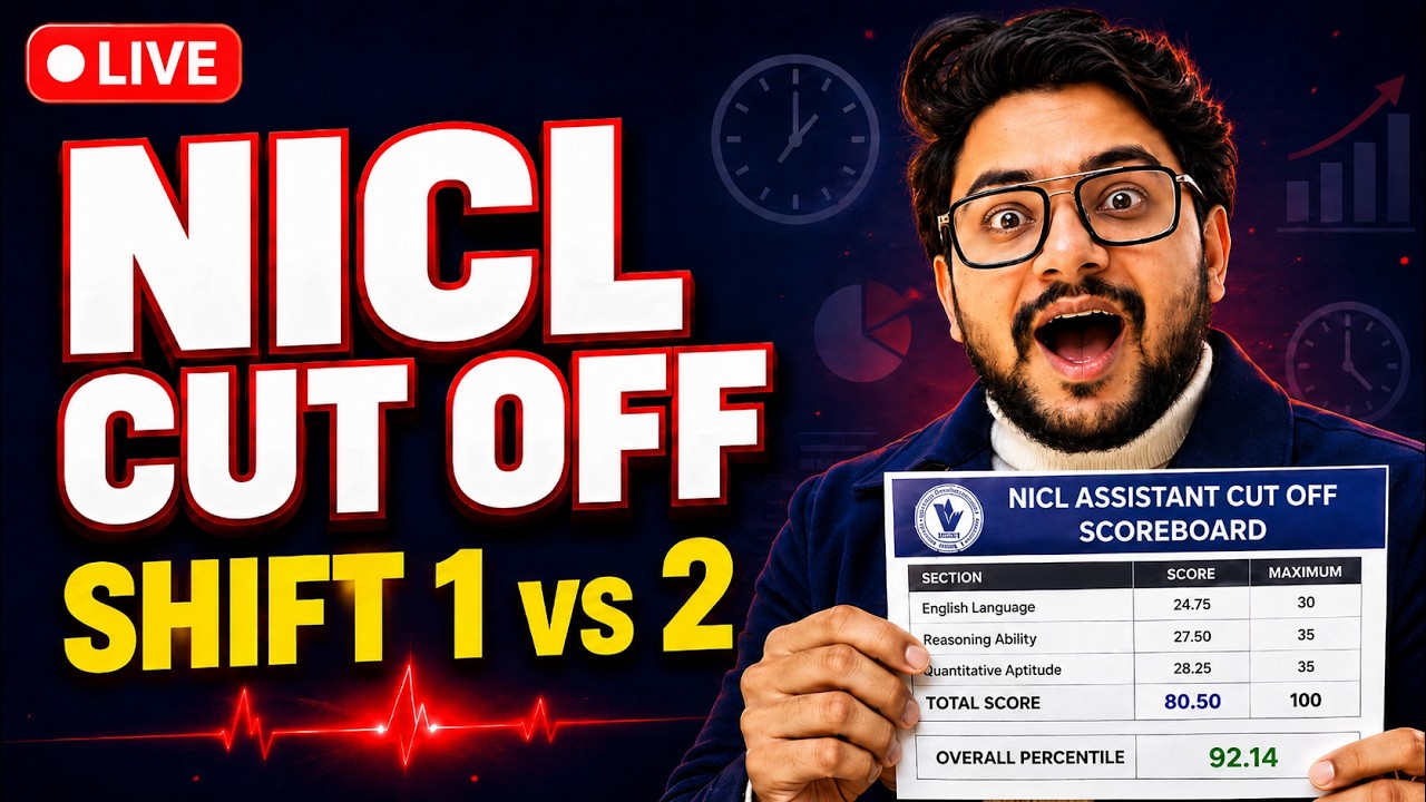 NICL Assistant Cut Off 2026 LIVE - Safe Score After Both Shifts?