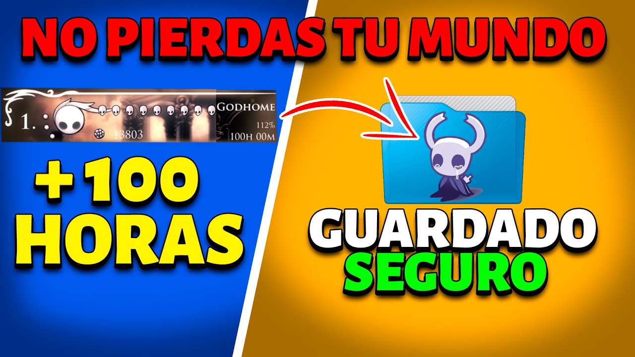 😲Cómo GUARDAR mis MUNDOS en Hollow Knight📁Saves Hollow Knight
