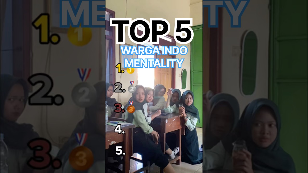 TOP 5 WARGA INDO MENTALITY CORE😝✌️#tiktok #wargaindo #indonesia