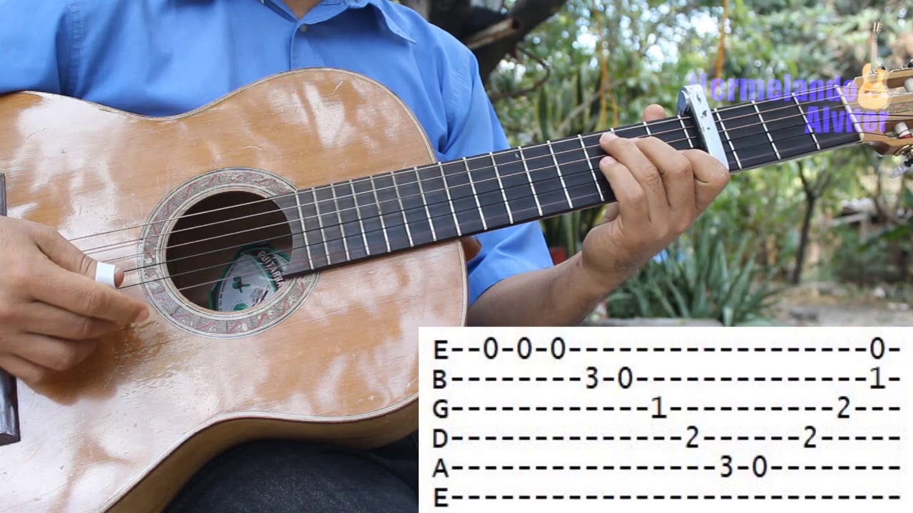 Luna de octubre - Requinto tutorial - Hermanos Michel - Cómo requintear luna de octubre