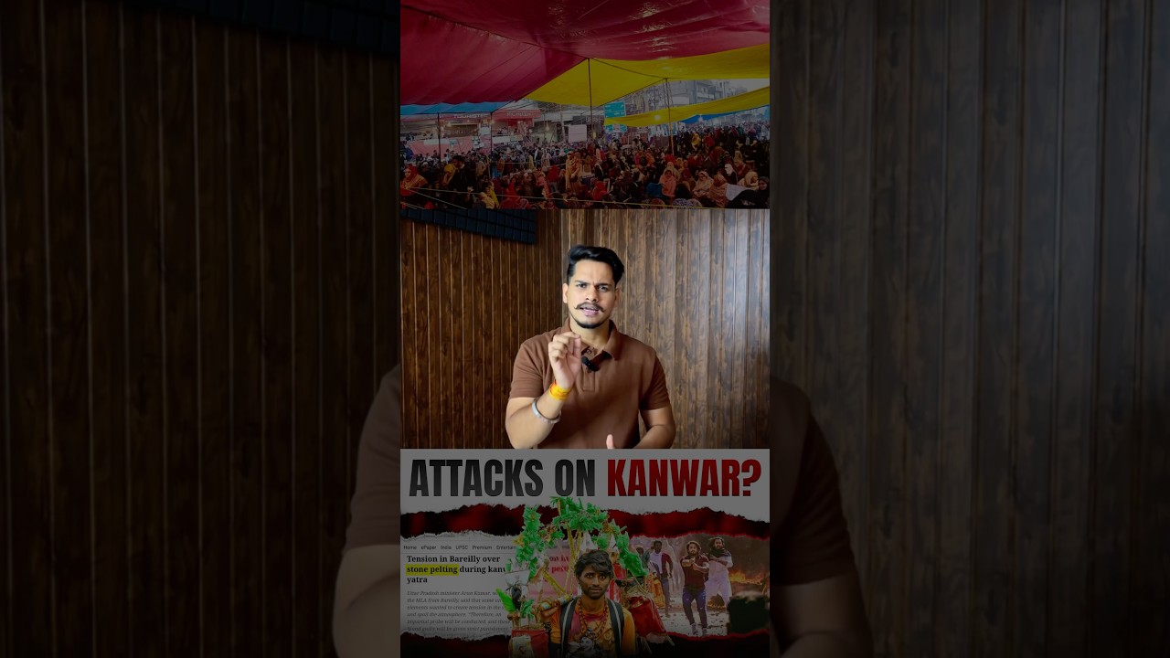 Attacks on Kanwar Yatra ! #kanwaryatra #shivshankar #shortsfeed #shivbhakt