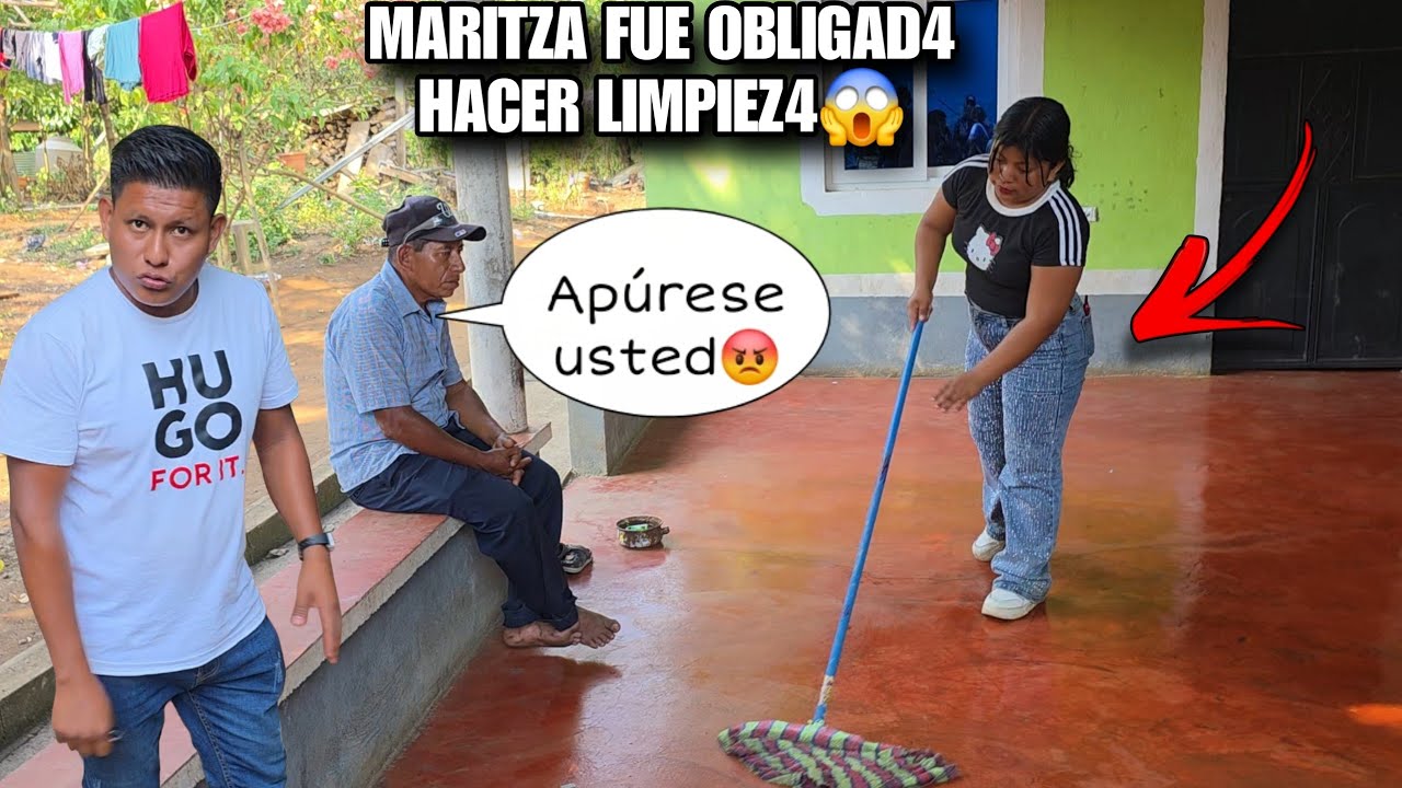 El Papá De YOVA Oblig0 A MARITZA Hacer Limpieza En TODA Su Casa😡Empvtado Les PEL0 La Car4 A Todos😱
