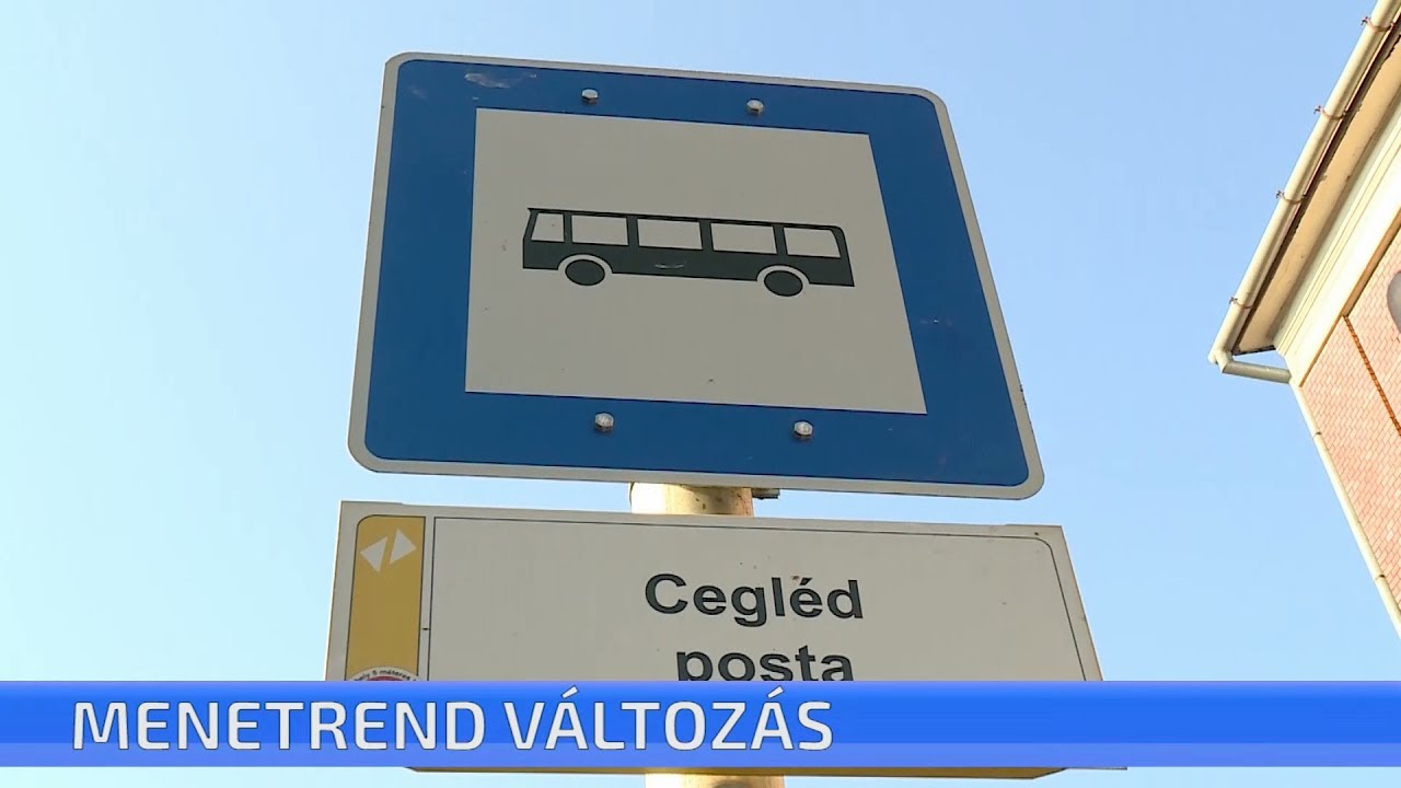 Menetrend v&aacute;ltoz&aacute;sok december 10-től