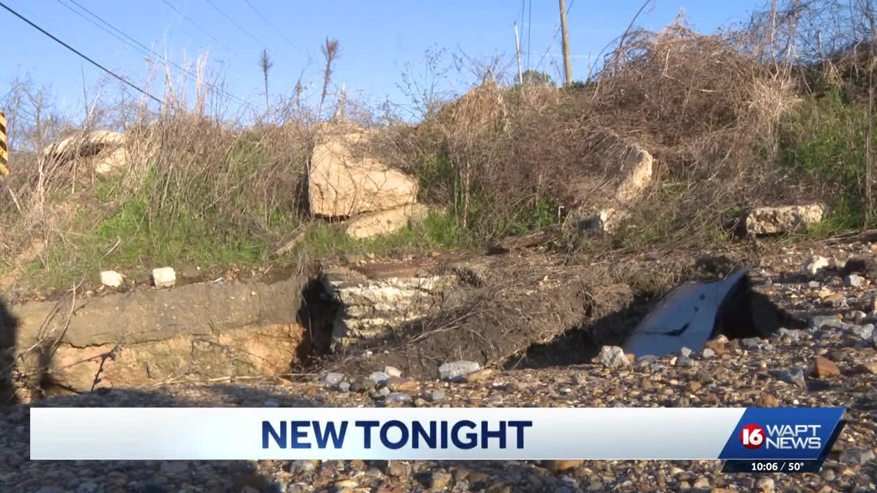 A growing sinkhole frustrates Jackson city leaders and residents