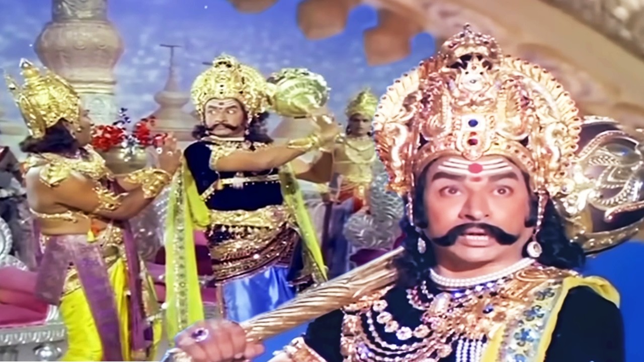 ಗರ್ಭಿಣಿ ಹೆಂಡತಿಗೆ ಗರ್ಭಪಾತ ಮಾಡಲು ಬಂದ ಇಂದ್ರನಿಗೆ ಚಳಿ ಬಿಡಿಸಿದ ಹಿರಣ್ಯಕಶಿಪು | Bhakta Prahlada Movie Part 03