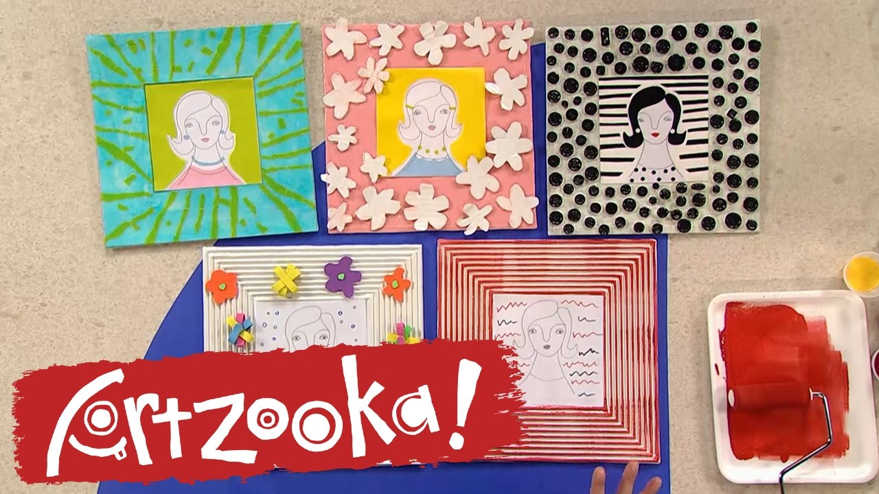 How to Make Fun Picture Frames | FULL EPISODE | Artzooka! | Scholastic STEAM