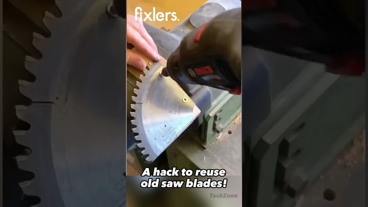Reuse those old saw blades!
