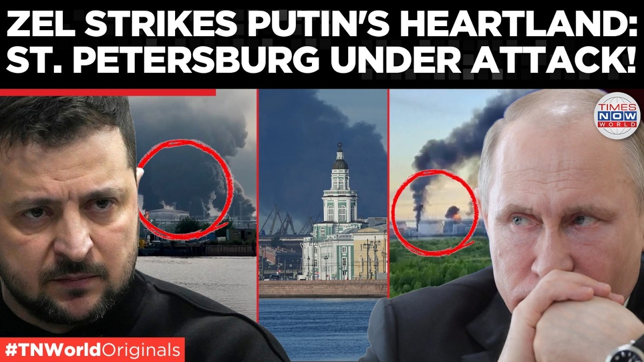 ST. PETERSBURG ATTACK: Zelensky Claims Successful Deep-Range Drone Strike On St. Petersburg Port!