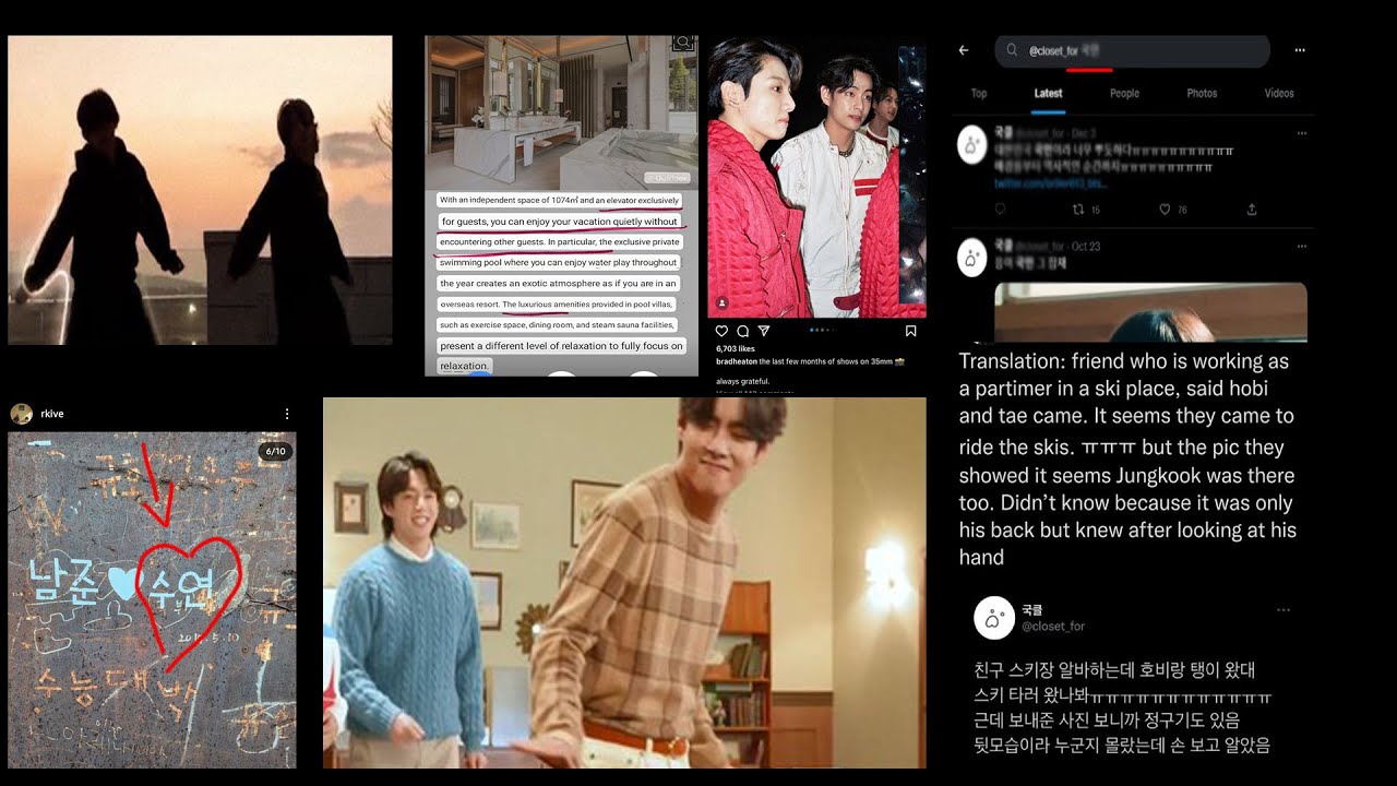 Was it a lie or were they really spotted? Namjoon posts kookv in a heart (Taekook update analysis)