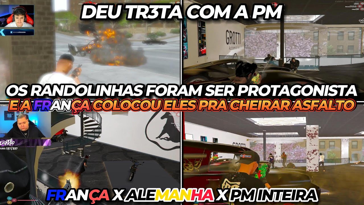 OS RANDOLINHAS FORAM QUERER SER PROTOGONISTAS E FICARAM PELA PISTA