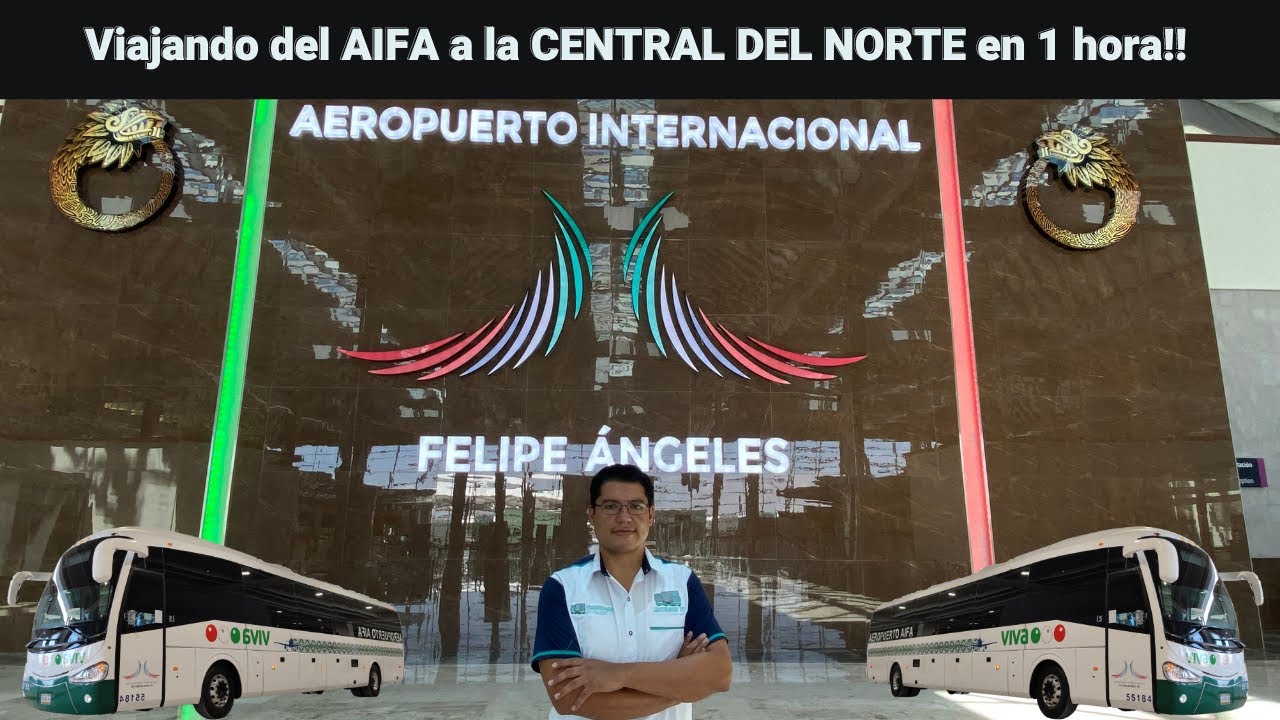 Así puedes llegar del AIFA a CDMX en 1 hora |Viajando en VIVABUS|