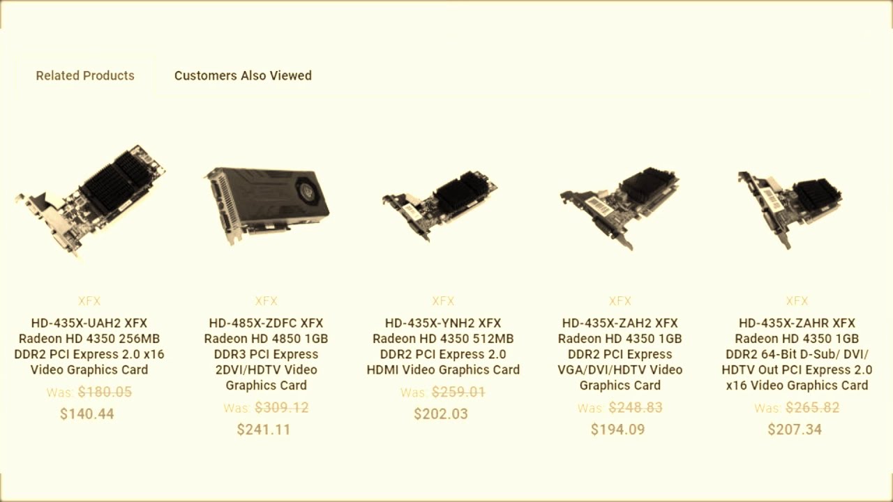 HD-435X-YAH2 XFX ATI Radeon HD 4350 512MB DDR2 VGA/DVI/HDTV PCI-Express Video Graphics Card