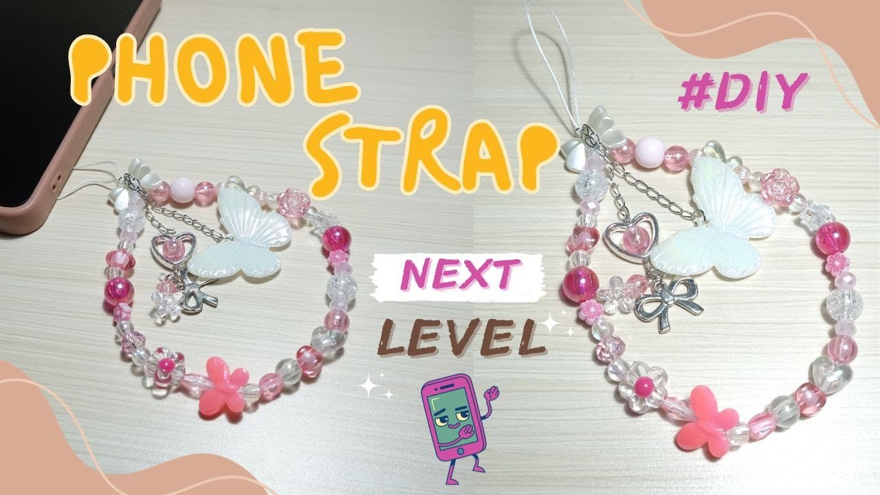 DIY PHONE STRAP NEXT LEVEL | BEADS | MANIK-MANIK | GANTUNGAN HP