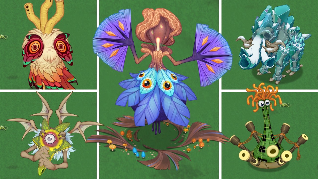 Faerie Island - All New Monsters, Sounds & Animations | My Singing Monsters