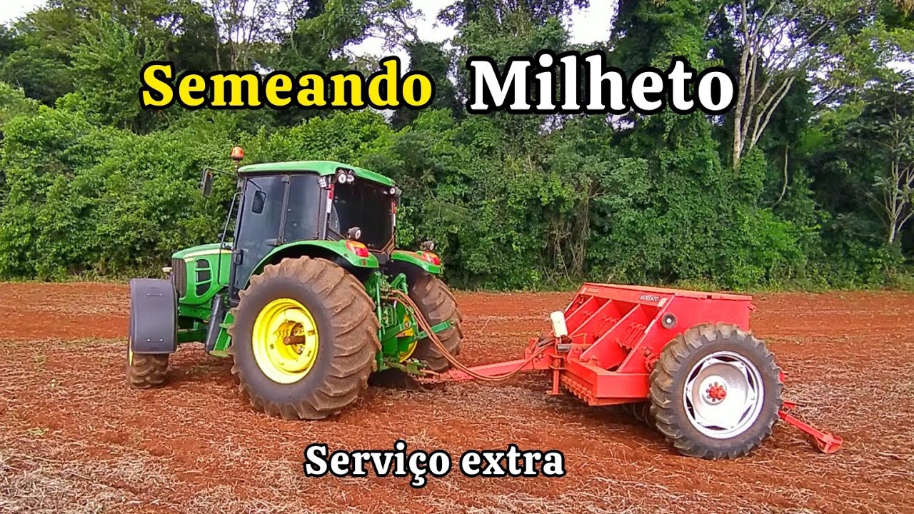 ☑️ Semeadeira TD 220 ano 1983 antiga fazendo um bom plantio!