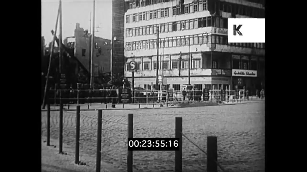 1940s Berlin, Post WWII Germany, Bomb Damaged Buildings