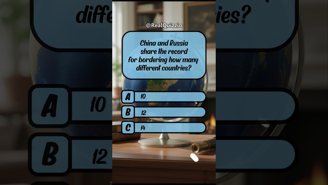 10 Tricky Geography Questions: World Borders Edition 2025 