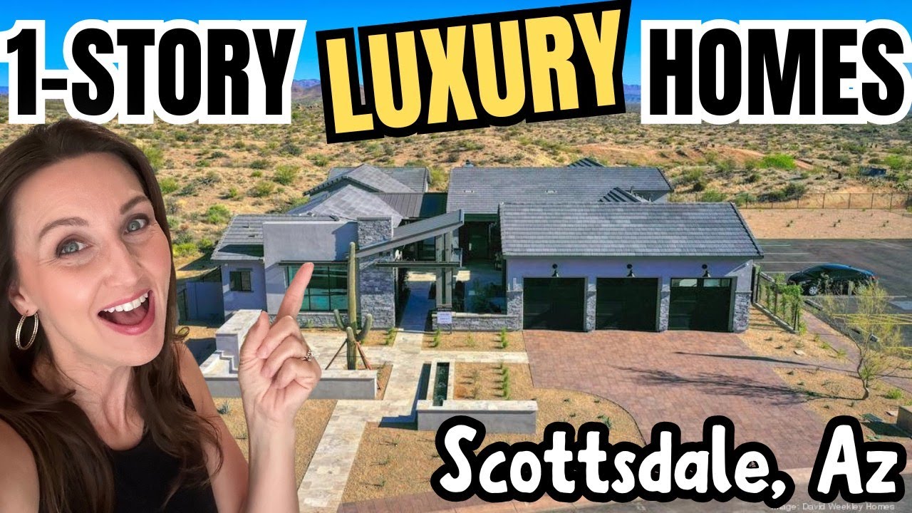 LARGE NEW CONSTRUCTION Luxury Homes in SCOTTSDALE [Living in Phoenix Arizona]