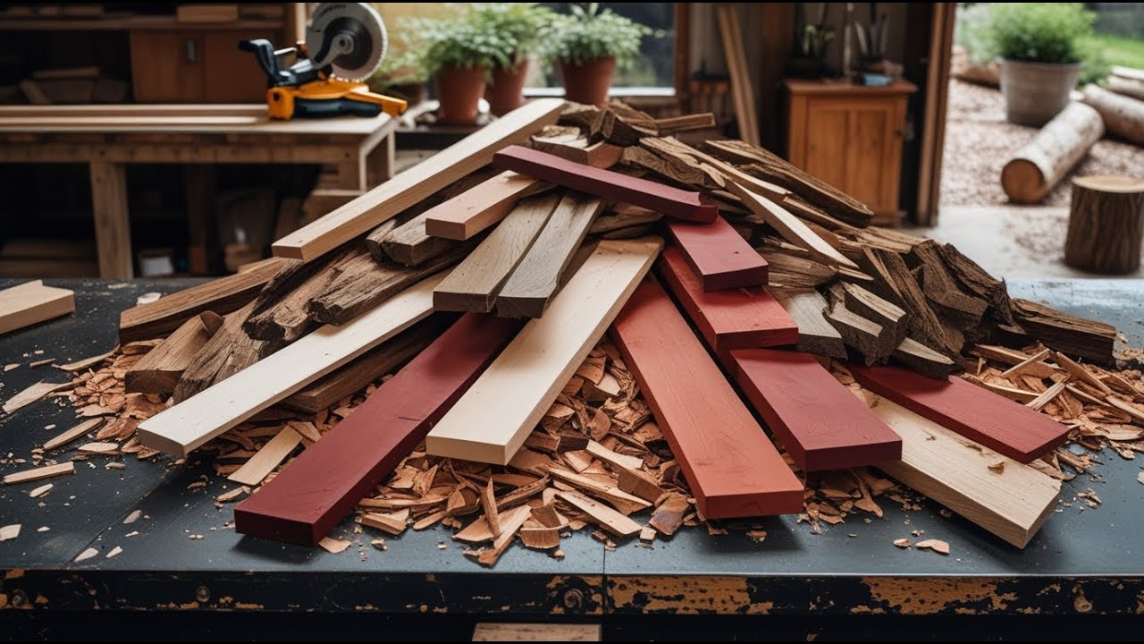 Wood Scrap Upcycle: Transforming Wood Scraps into a Rustic Farmhouse Coffee Table