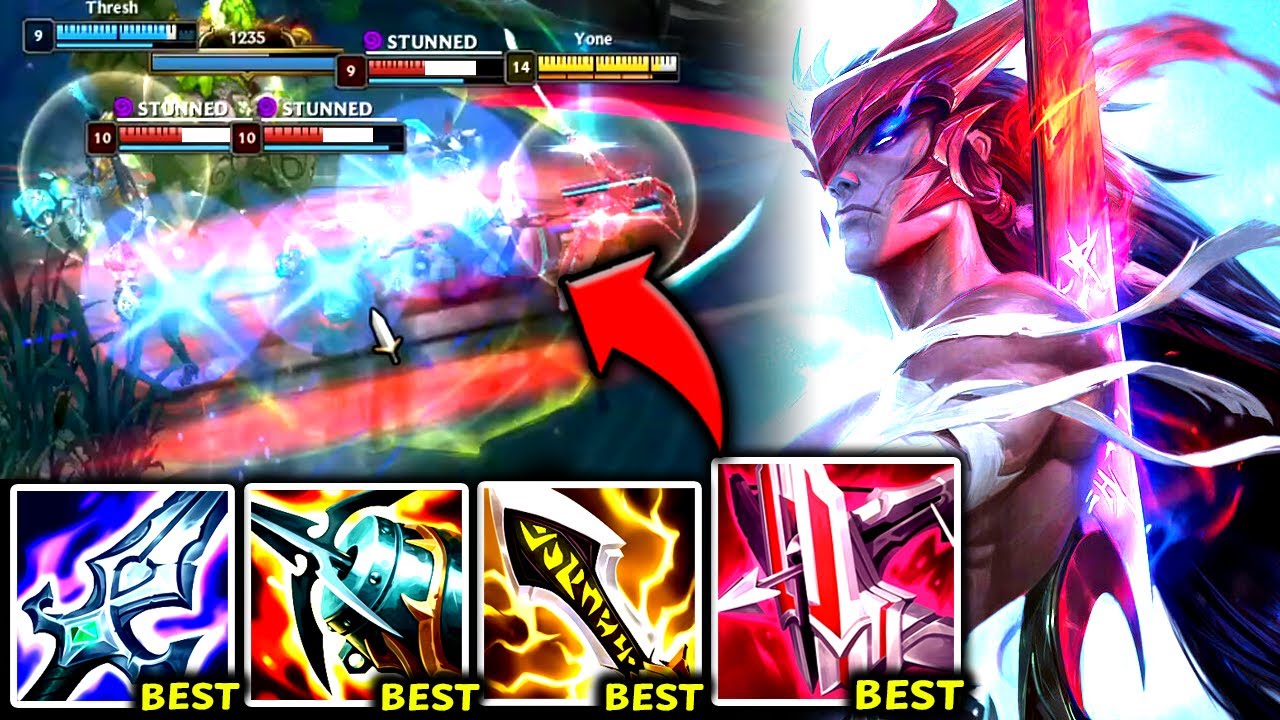 YONE TOP BEST 1V9 OF MY ENTIRE LIFE (FULL TEAM LOSING) - S14 YONE GAMEPLAY! (Season 14 Yone Guide)