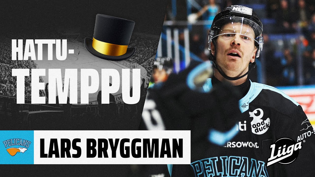 Pelicansin Lars Bryggman nakutti hattutempun Lahden torstai-iltaan!