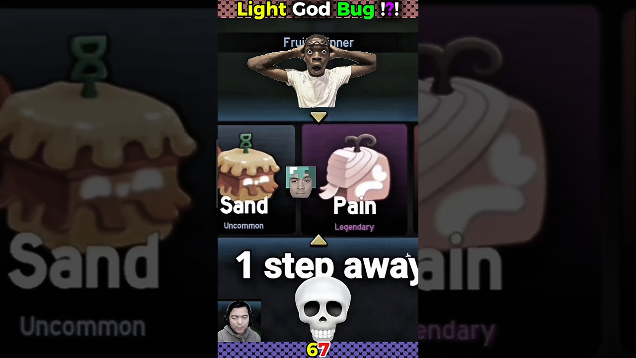 Light God Bug !?! #bloxfruits #roblox #jujubotv #fyp #amirkhanvoice