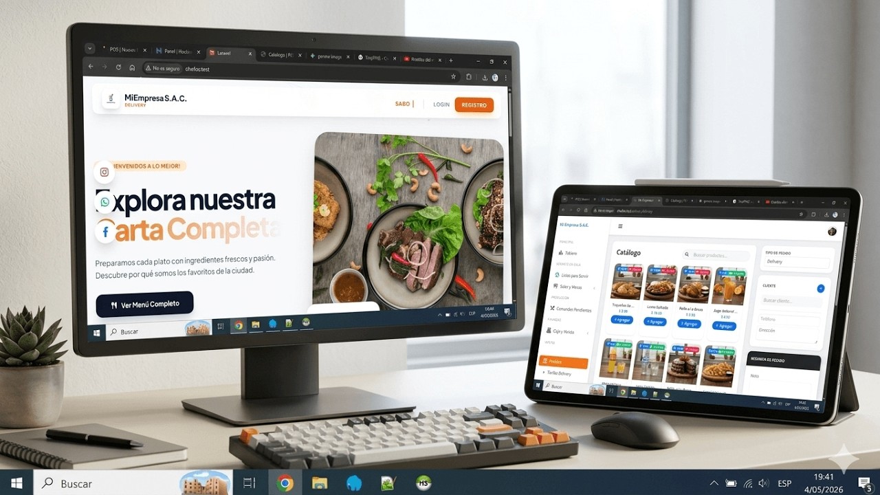 Sistema de Pedidos para Restaurantes con Laravel 12 y MySQL
