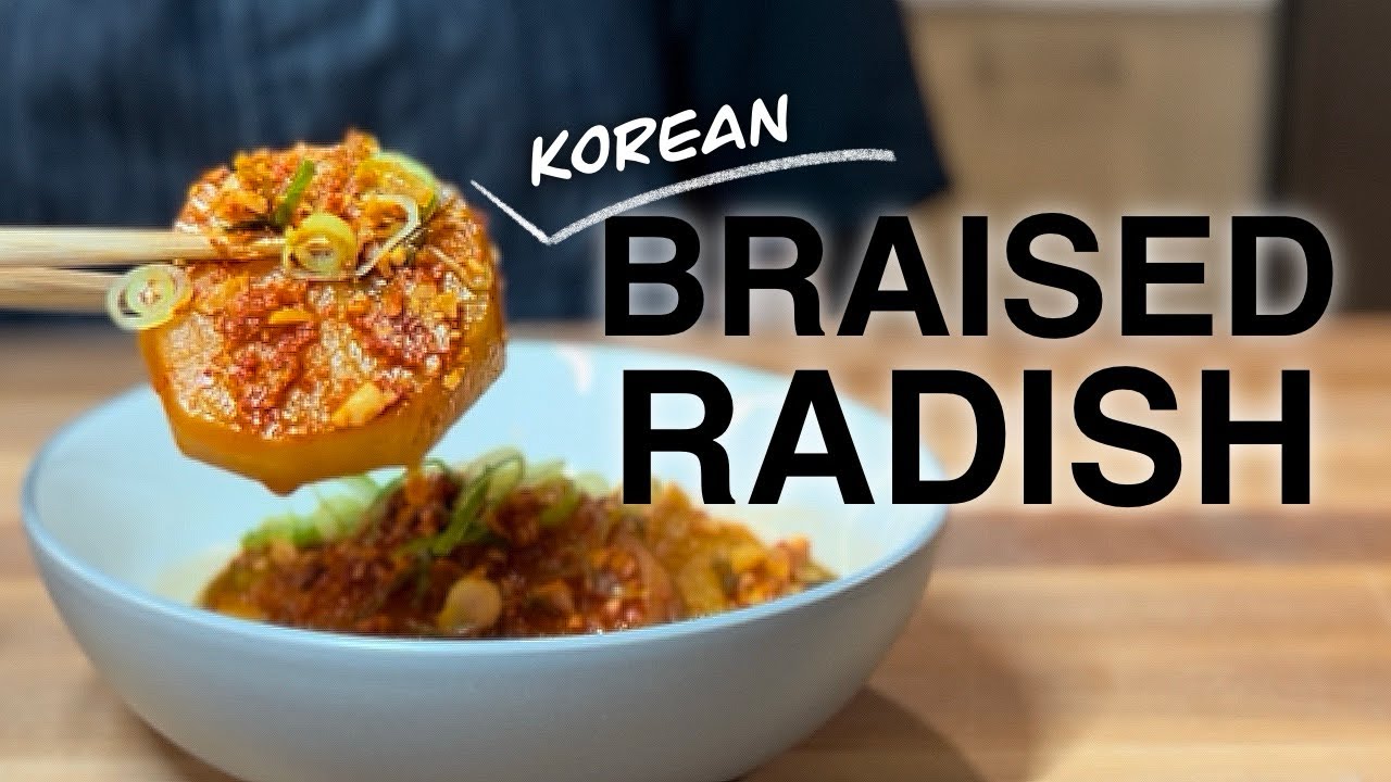 Тушеная редька по-корейски! Простой и вкусный гарнир!