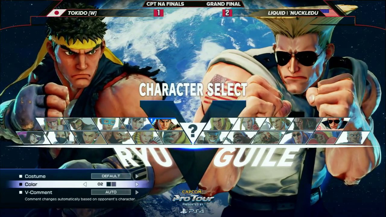 SFV: Tokido vs Liquid`NuckleDu - CPT NA Finals Red Bull Battle Grounds Grand Finals - CPT2016