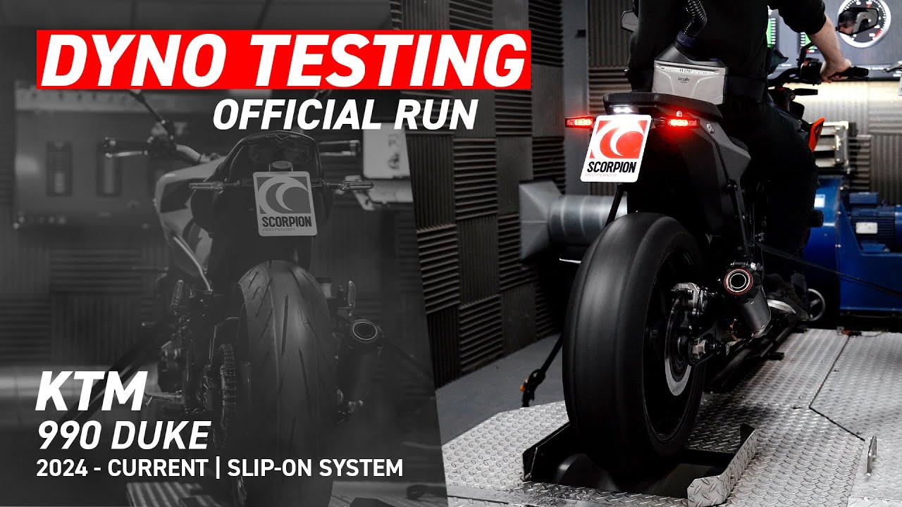 KTM Duke 990 Scorpion Exhaust Dyno Run