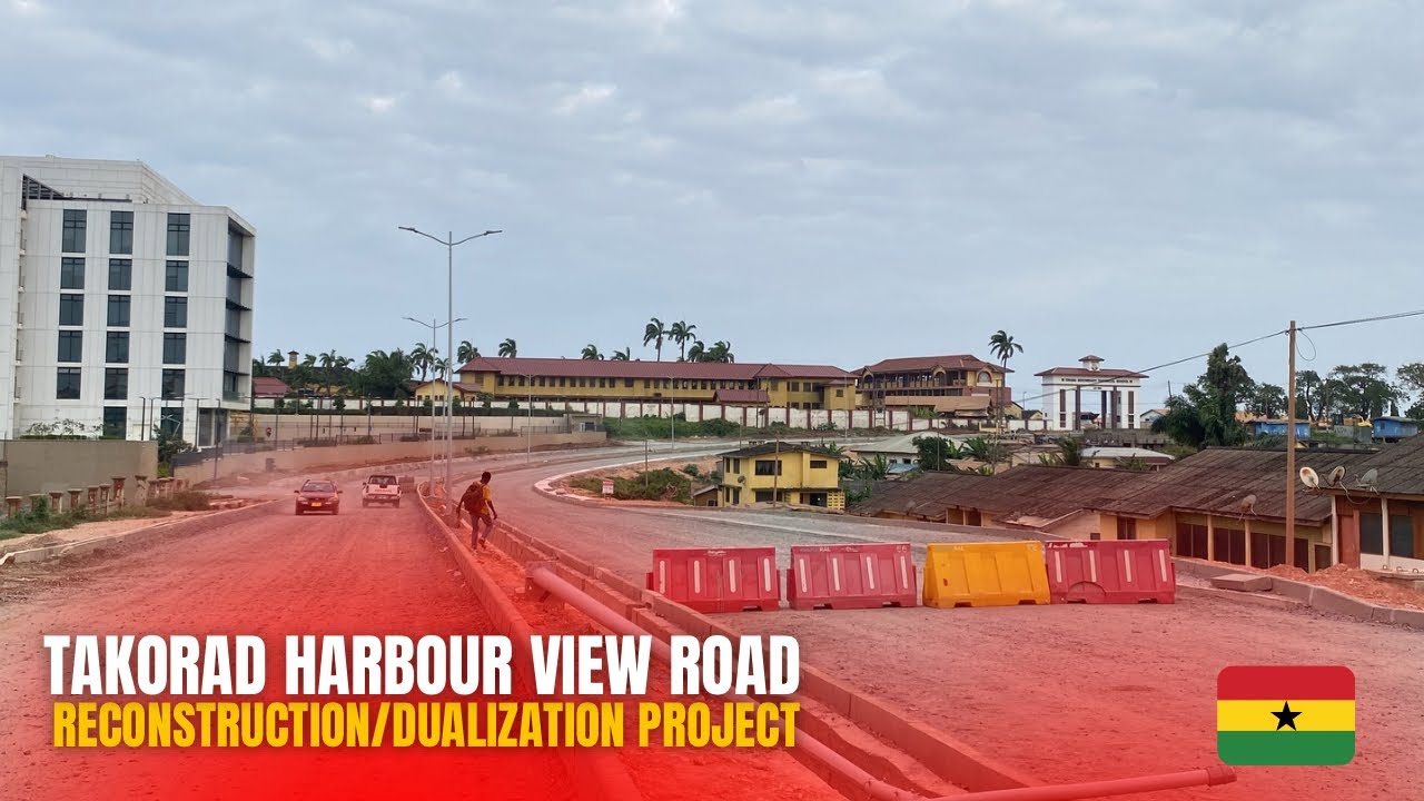 Takoradi Is Getting Better Again, Progress Of Work On Harbour View Road Dualization Project!