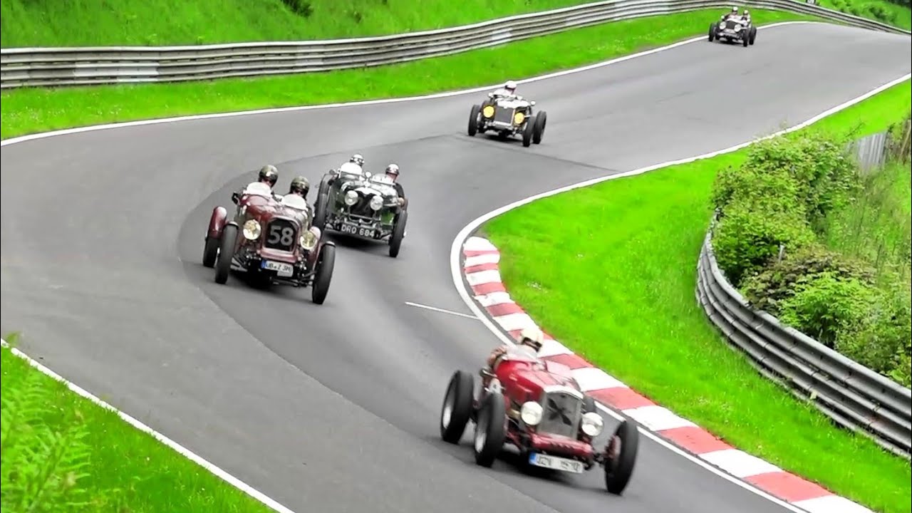 Vorkriegsrennwagen auf der Nürburgring Nordschleife 25.05.2024