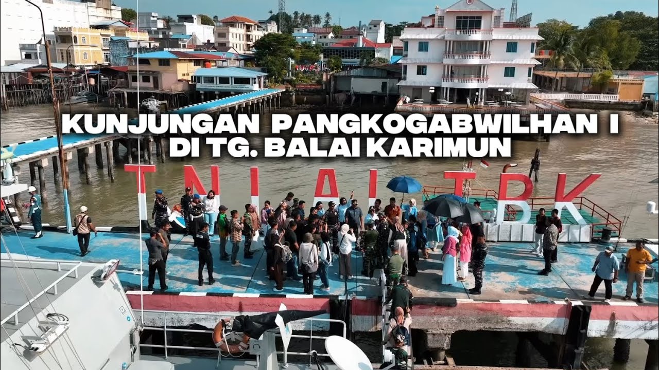 Kunjungan Pangkogabwilhan I Letjen TNI Kunto Arief Wibowo, S.I.P ke wilayah kerja Lanal TBK