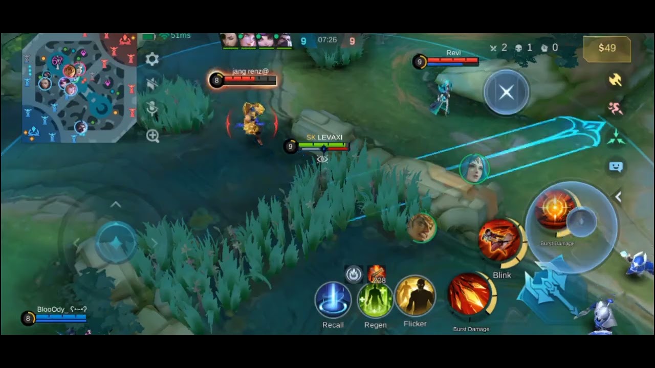 Granger lawan Hanabi (full gameplay) #viralvideo #mobilelegends 