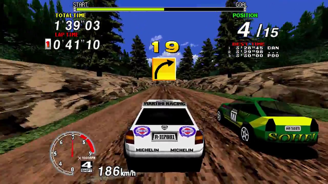 Sega Rally - Championship Victory + Extra Stage - Lancia Delta (4k 60fps)