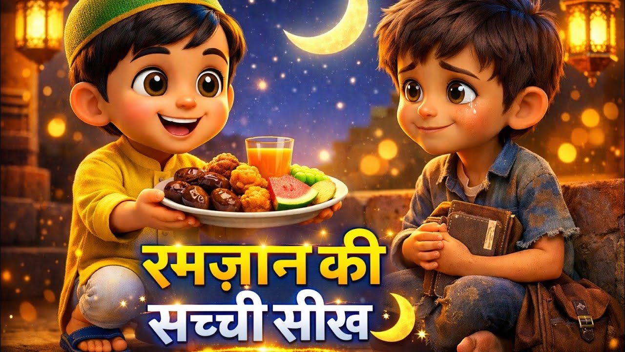 छोटे बच्चे ने सिखाई इंसानियत | Ramadan Moral Story | islamic cartoon for kids | 3D Cartoon Story 