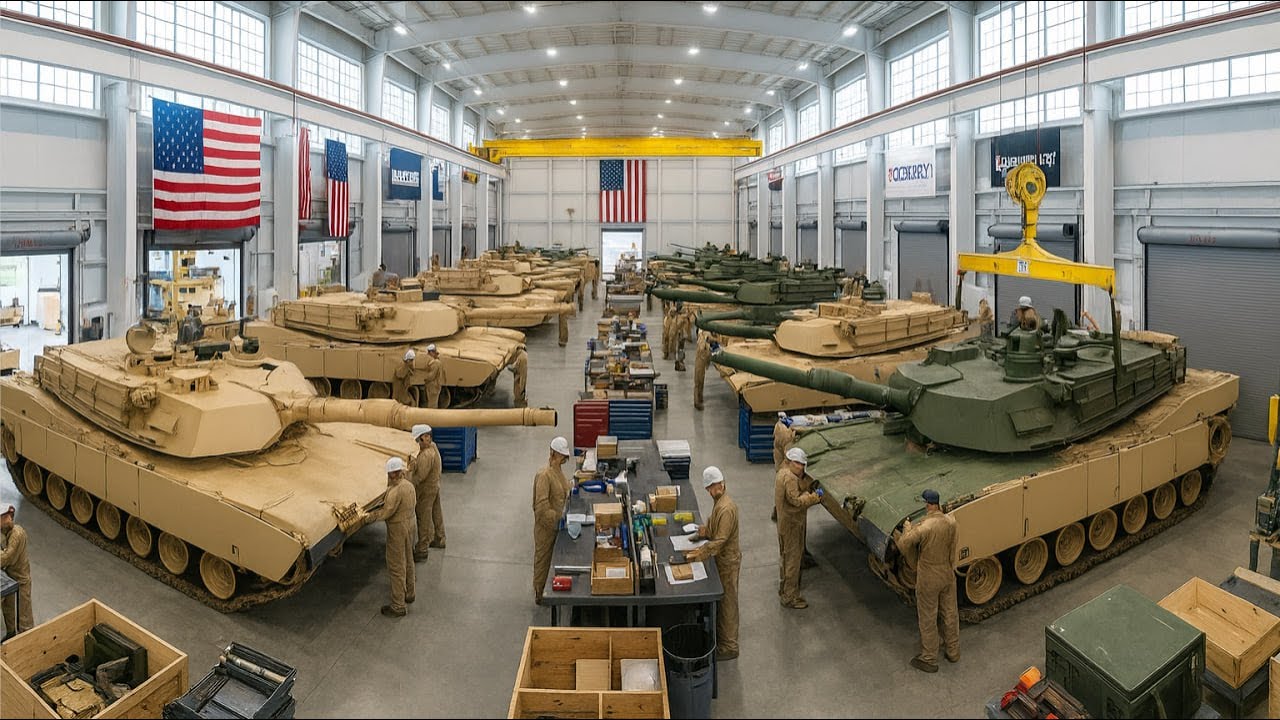 Inside the M1A2 Abrams Factory &ndash; Why This Tank Still Dominates the Battlefield (Full Process)