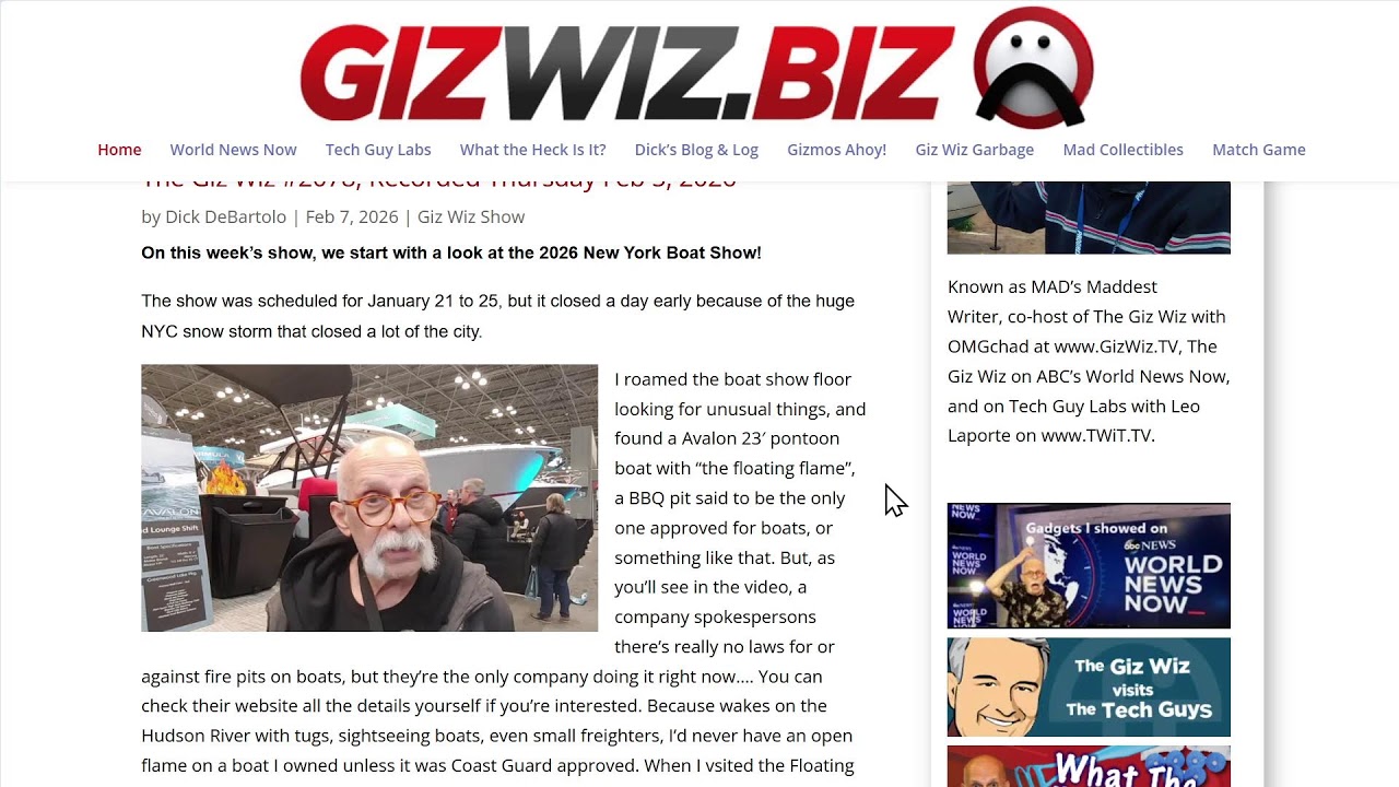 The Giz Wiz Live!