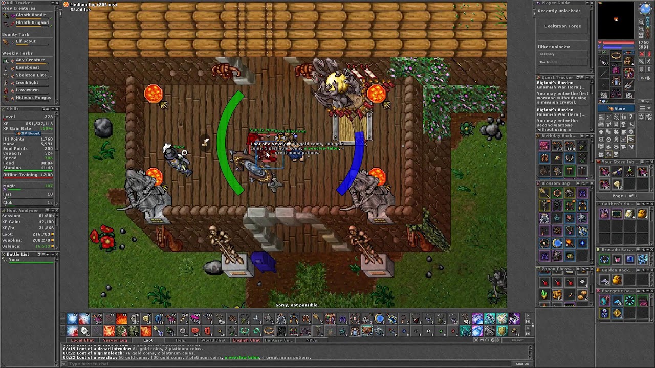 Tibia - Alex Dinckson - Boss Final Heart of Destruction #tibia #Lobera #Global #mmorpg